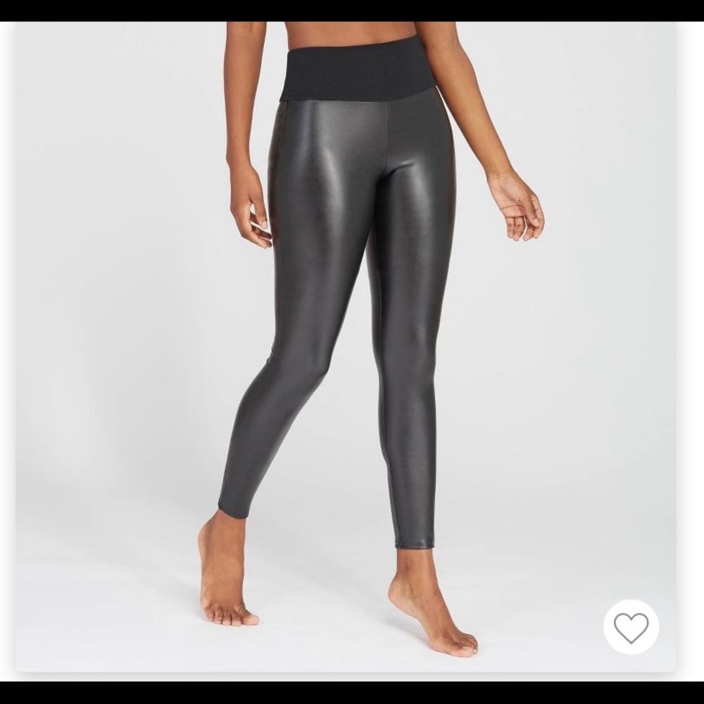 Assets faux leather leggings by spanx